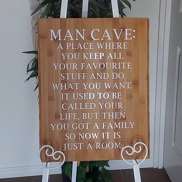 Man Cave Sign Image