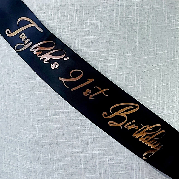 21st Birthday Sash Image
