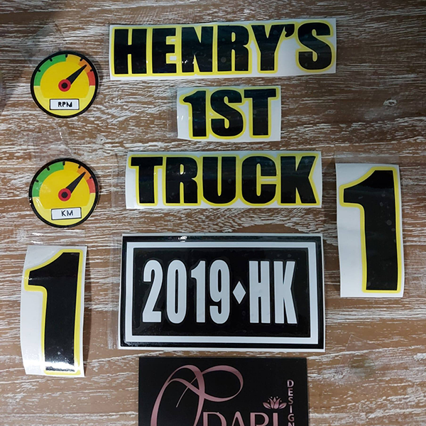 Toy Truck Decals Image