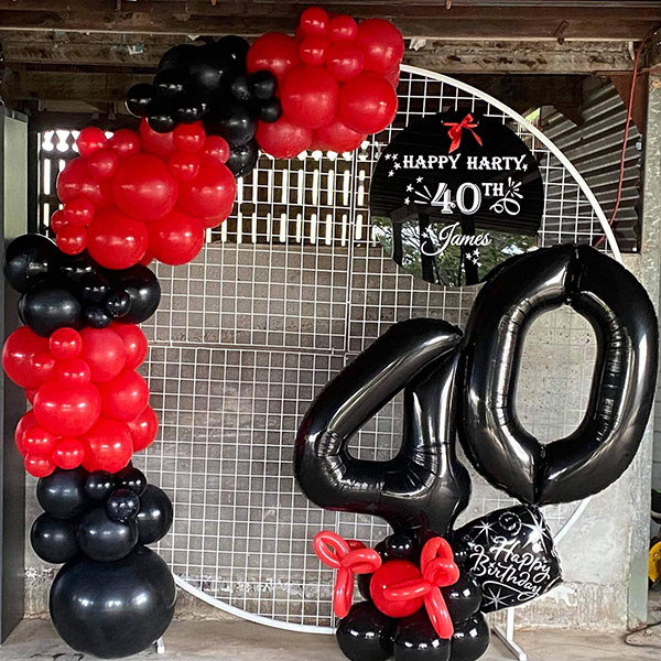 60cm Black Circle Image