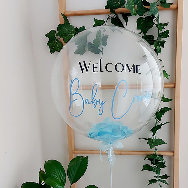 Welcome Baby Bubble Image