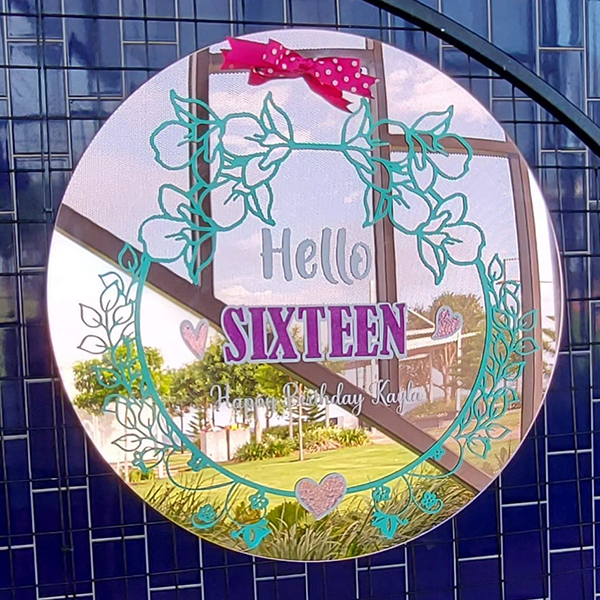 60cm Rose Gold Circle Image