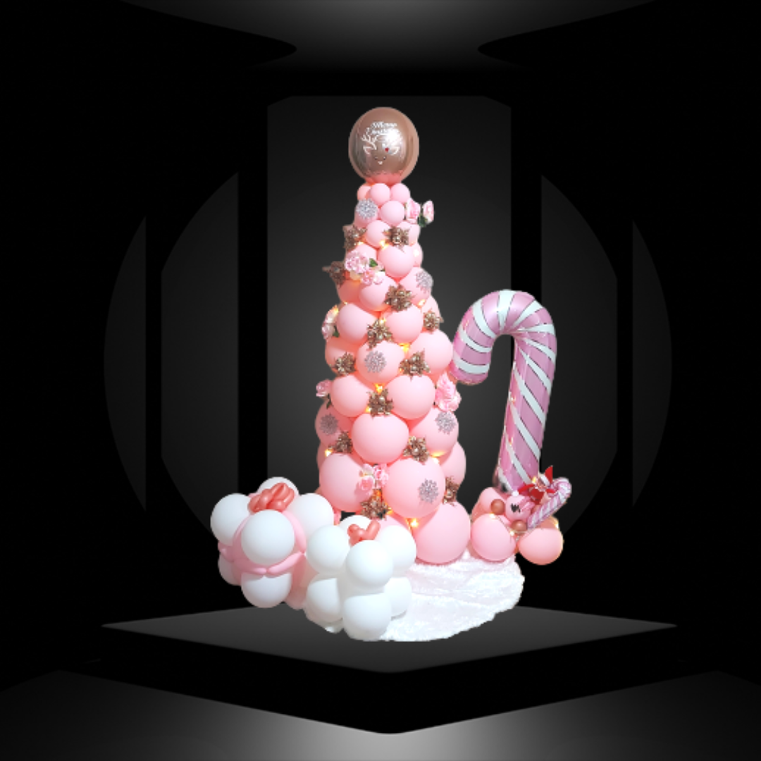 Pink Christmas Tree Image