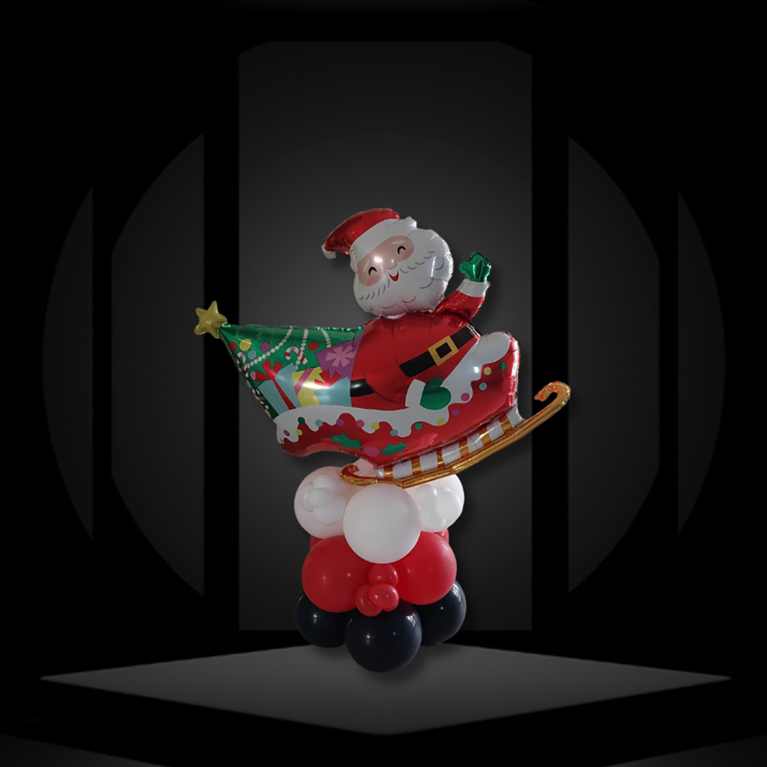 120cm tall Sleighing Santa Image